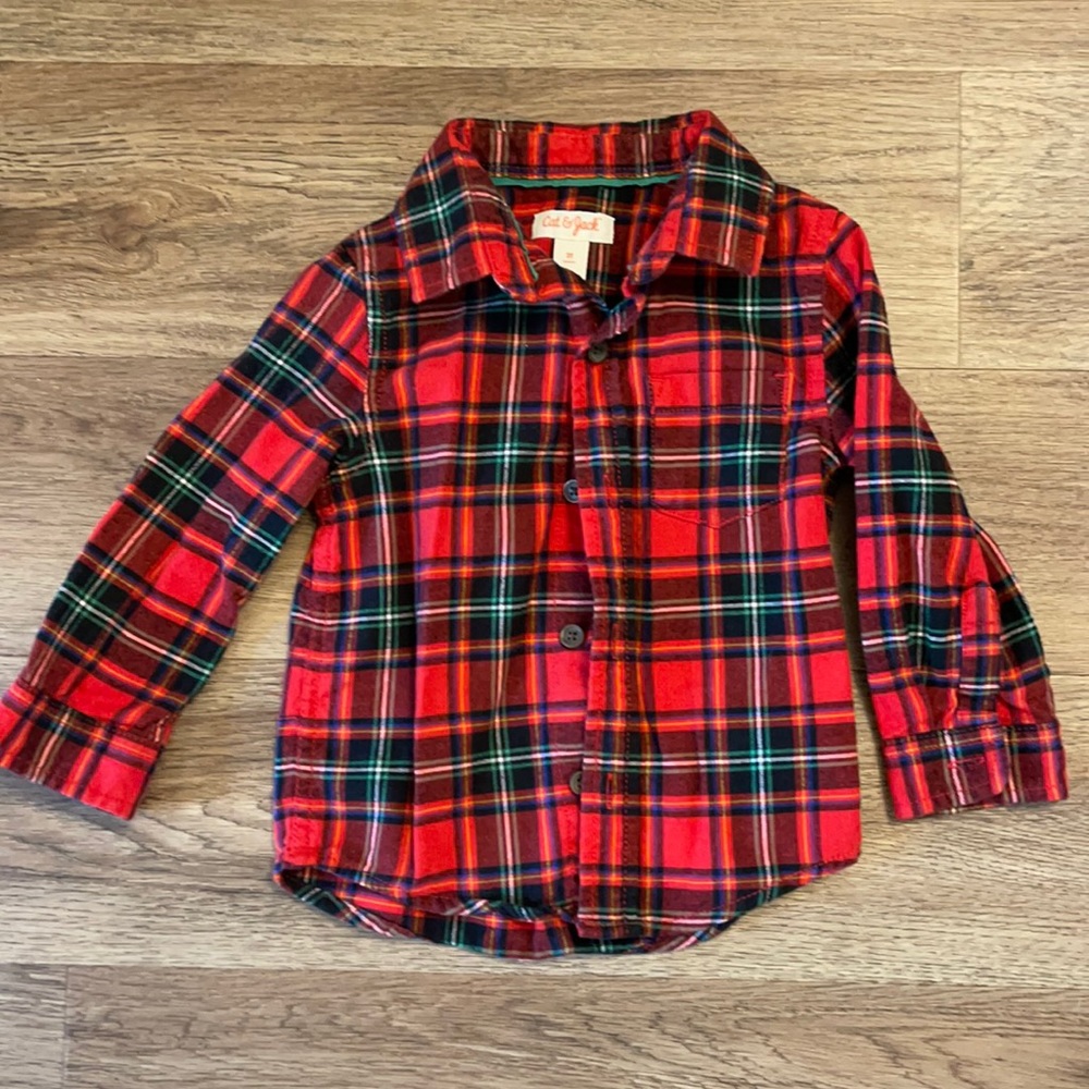 Flannel button down